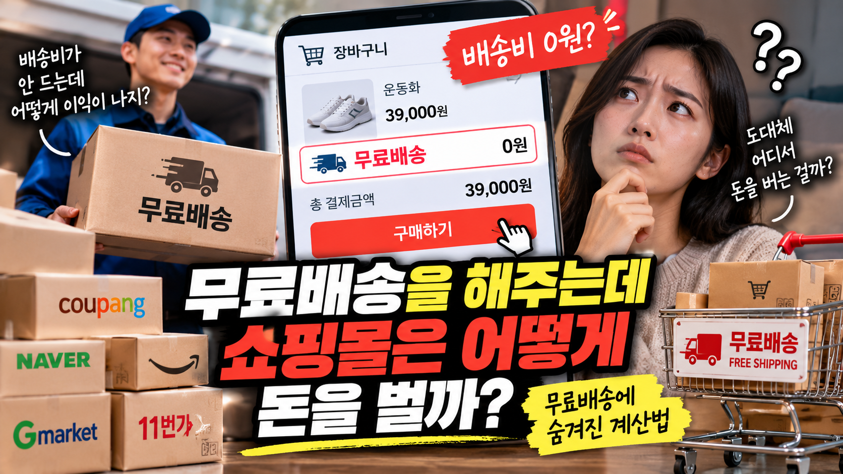 쇼핑몰 배송 마진 원리 썸네일