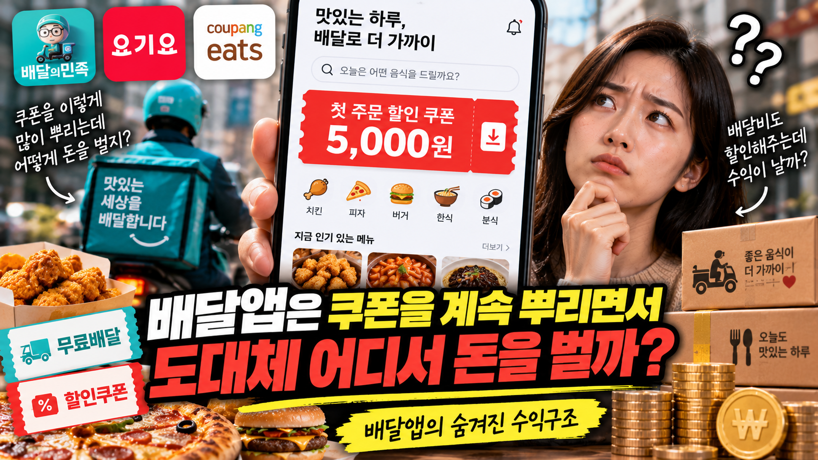 배달앱의 수익 구조 썸네일